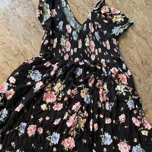 Torrid floral dress size 1